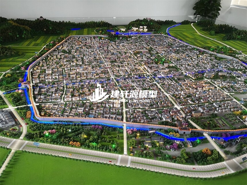 延长城市规划模型